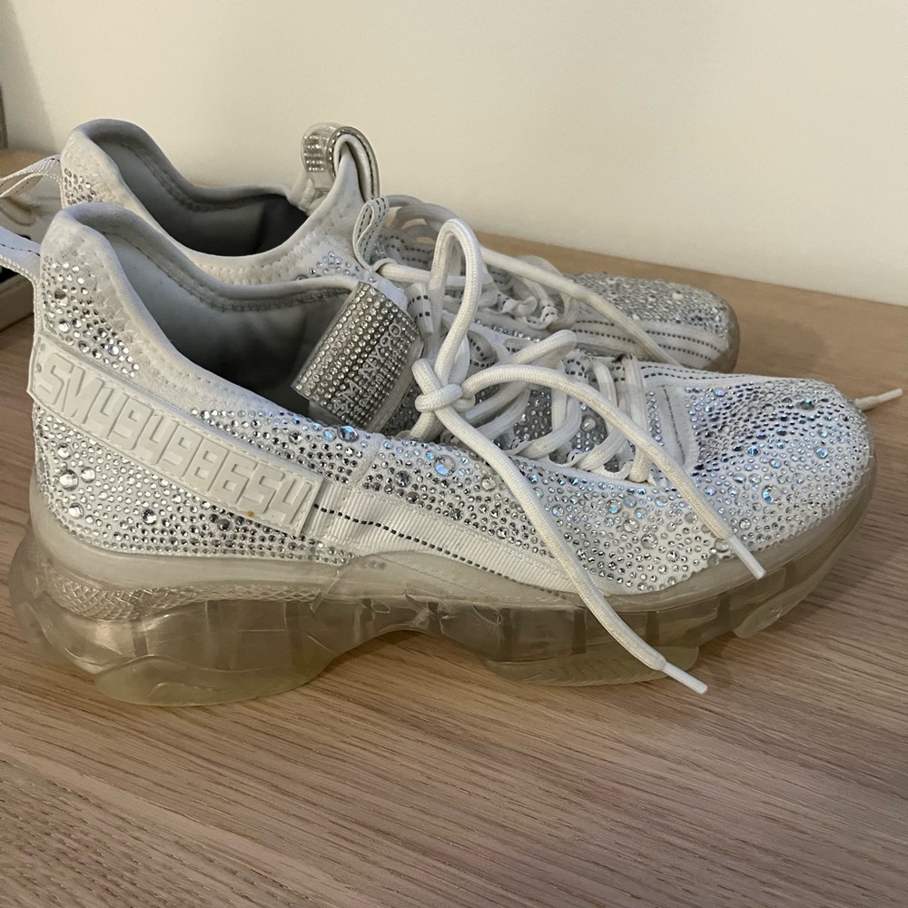Steve Madden Maxima rhinestone sneakers